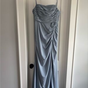 Azazie Daria in Dusty Blue